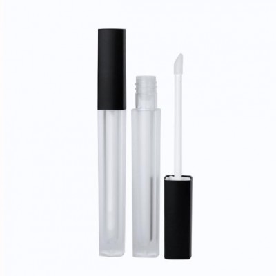 Hot Wholesale Custom Logo Empty Lip Gloss Tube With Brush For Liquid Cosmetics